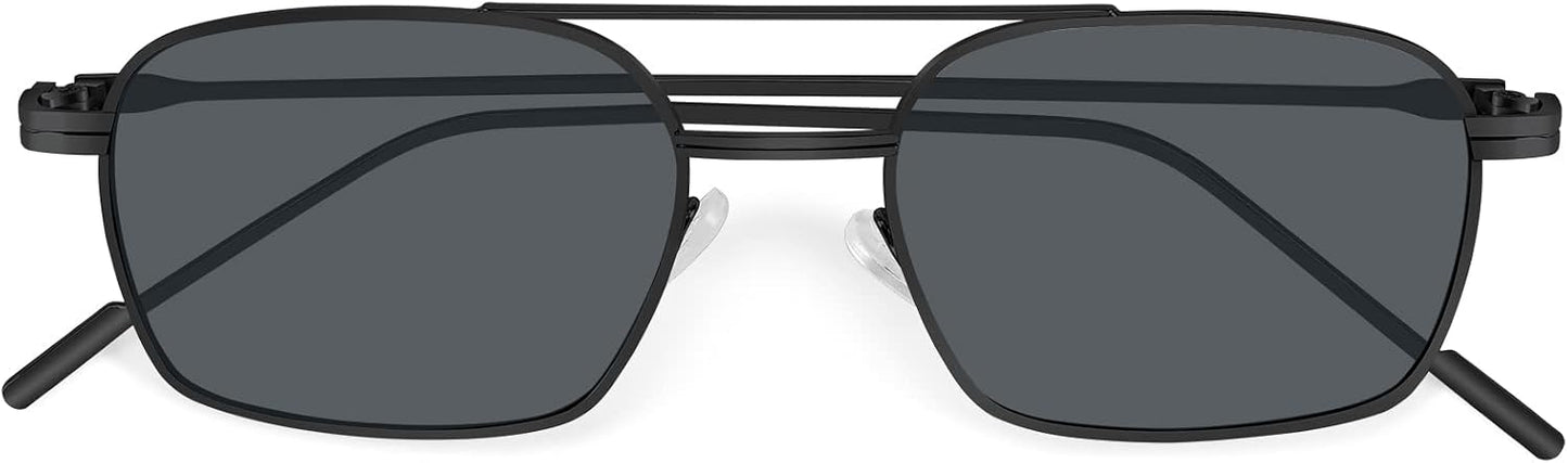 商品图片 50 | B09GKB6G1G | FEISEDY Fashion Square Aviator Sunglasses Women Men Trendy Retro Metal Frame Sun Glasses Candy Color Lens B1036
