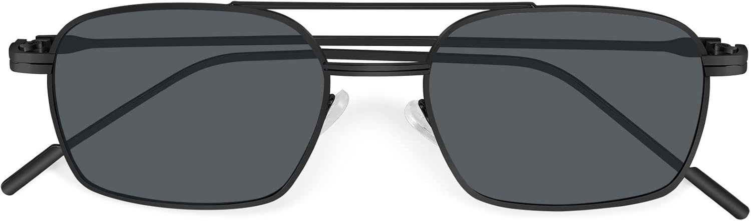 商品图片 50 | B09GKB6G1G | FEISEDY Fashion Square Aviator Sunglasses Women Men Trendy Retro Metal Frame Sun Glasses Candy Color Lens B1036