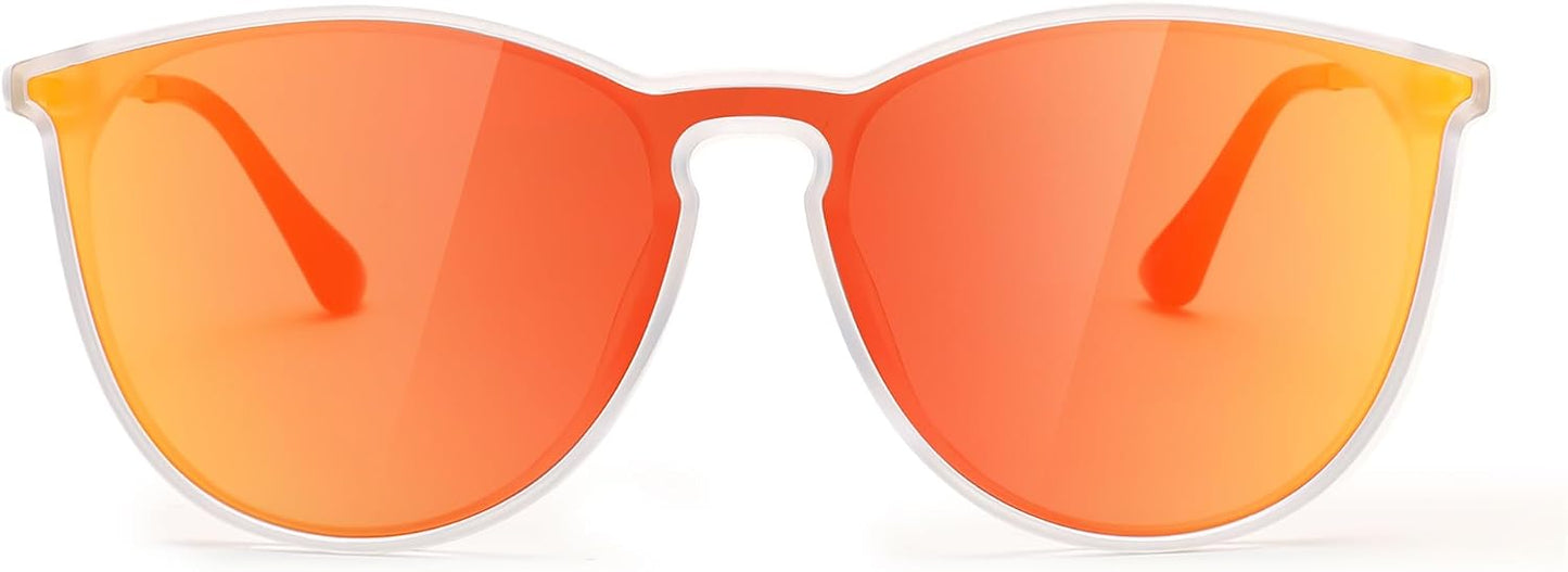 商品图片 24 | B0DGCPG41T | FEISEDY Sunglasses for Women Men Retro Round Cateye Designer Cute Mirrored UV Protection Lens B0210