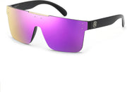 Polarized Purple Lenses With Black Temples 008 / 72 Millimeters | B0CWL1KYTB | FEISEDY Polarized Sunglasses for Men, Z87 Oversized Square Flat Top B2990