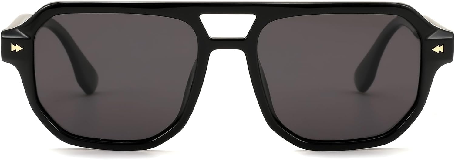 商品图片 17 | B0DSH2BVX5 | FEISEDY Polarized Aviator Sunglasses Men Women, Retro 70s Style Design - UV400 Protection, Driving & Daily Wear B0203