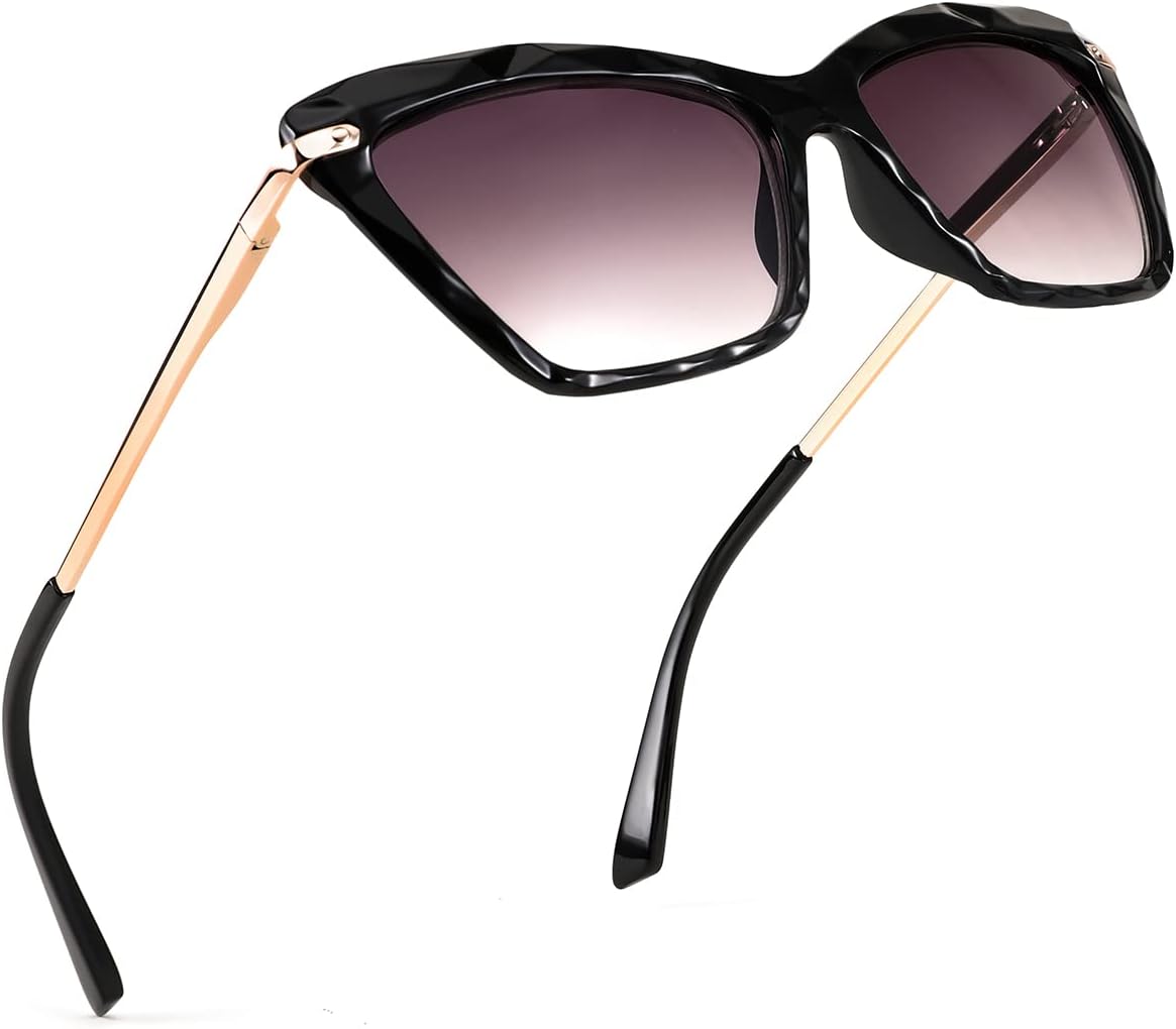 商品图片 2 | B09XDZ71JH | FEISEDY Vintage Cat Eye Reading Sunglasses Full Lens Women Sun Reader Glasses Spring Hinges B2896