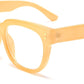 Light Yellow / 3.0 x | B07ZVV5FLR | FEISEDY Retro Square Thick Big Frame Blue Light Blocking Reading Glasses Anti Glare Digital Eyestrain Reader B2523