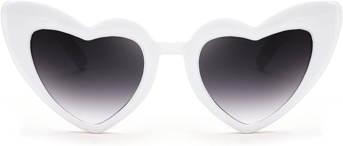 商品图片 6 | B0B1M7BSBV | FEISEDY 2 Pack Vintage Heart Sunglasses Toddler De Sol Gafas Beach Party Holiday Sun Glasses B2903