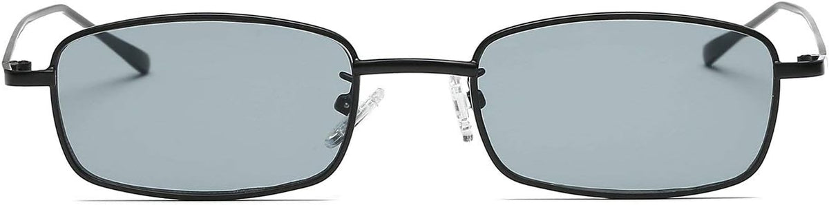 ÉÌƷͼƬ 2 | B079L1KYF3 | FEISEDY Vintage Small Rectangle Sunglasses Women Men Retro Trendy Square Metal Frame Sun Glasses B2295