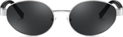 ÉÌƷͼƬ 27 | B0GK19LPFF | FEISEDY Retro Oval Metal Y2K Sunglasses for Women Men Small Frame B0402