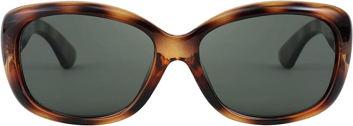 ÉÌƷͼƬ 17 | B094CJFYW6 | FEISEDY Vintage Square Polarized Sunglasses for Women Men Havana Thick Wrap Around Sun Glasses UV400 B2703