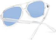 ÉÌƷͼƬ 131 | B0CB543WBD | FEISEDY Vintage Retro 70s Plastic Aviator Sunglasses Women Men Classic Large Squared Frame B2751