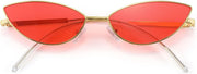 Red / 58 Millimeters | B07B93G7TK | FEISEDY Y2K Sunglasses for women Men Fashion Cateye Designer B2298