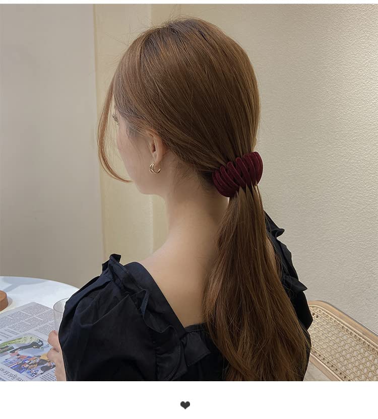 商品图片 2 | B0DWMDPG9Z | Bird Nest Hair Scrunchies for Women Ponytail Holder Hair Bun Clip for Thin Thick Fine Curly Hair