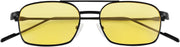 ÉÌƷͼƬ 31 | B09GKB6G1G | FEISEDY Fashion Square Aviator Sunglasses Women Men Trendy Retro Metal Frame Sun Glasses Candy Color Lens B1036