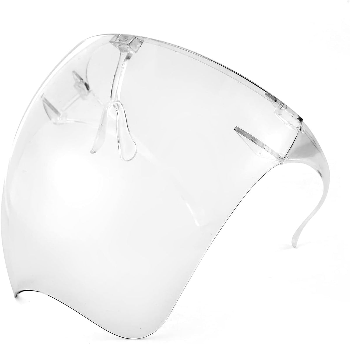 008 Clear Frame / 160 Millimeters | B097Y53X2D | FEISEDY Full Face Shield Sunglasses – Anti-Fog UV400 Mirror Visor
