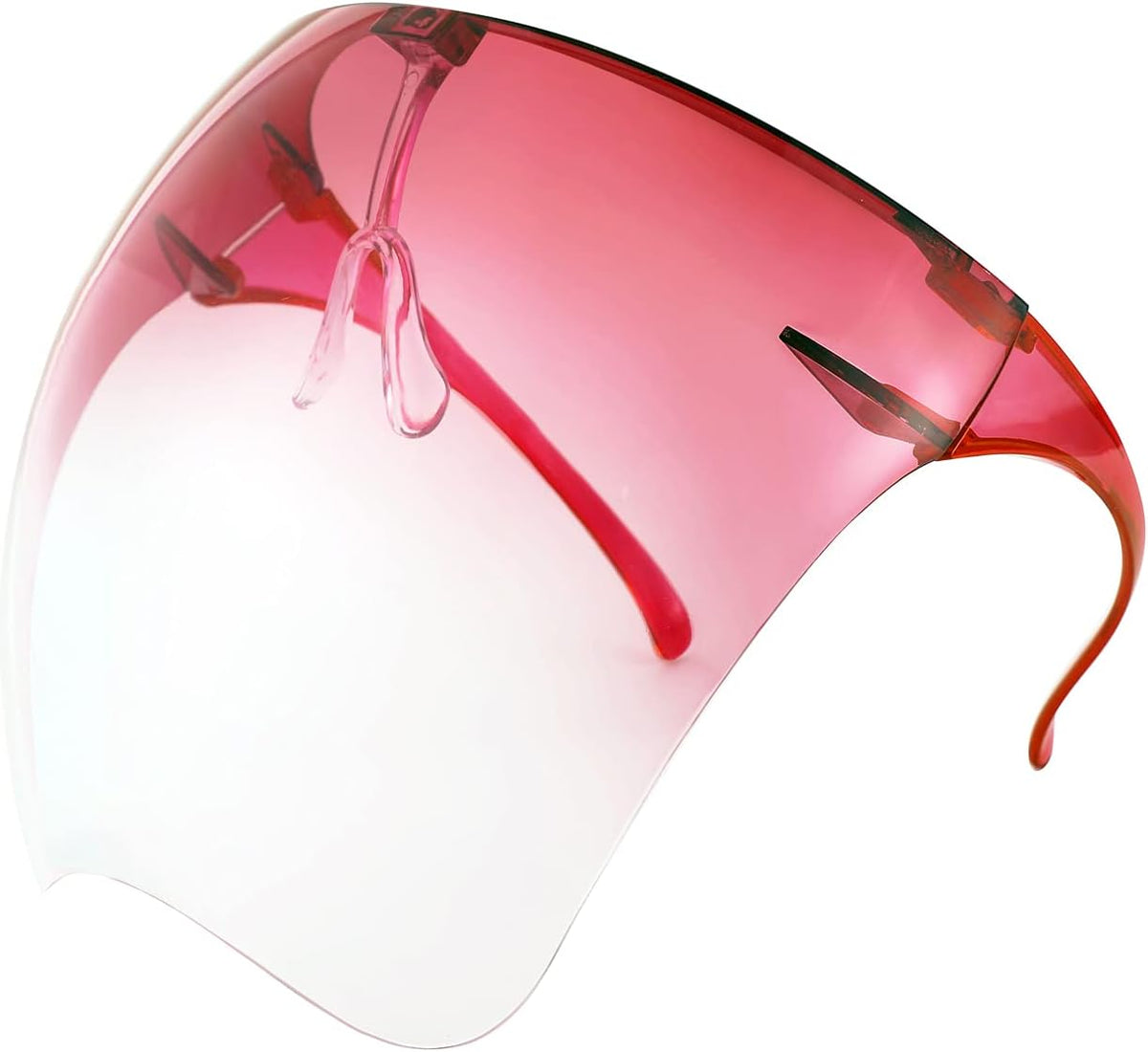 007 Gradient Pink / 160 Millimeters | B097Y522MQ | FEISEDY Full Face Shield Sunglasses – Anti-Fog UV400 Mirror Visor