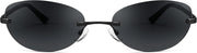 ÉÌƷͼƬ 2 | B0BZPBKFF1 | FEISEDY Trendy Rimless Oval Sunglasses for Women Men Retro 90s Eyewear Frame Y2K Glasses B2393