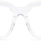 商品图片 10 | B0DBQFZT73 | FEISEDY Retro Square Thick Big Frame Blue Light Blocking Reading Glasses Anti Glare Digital Eyestrain Reader B2523
