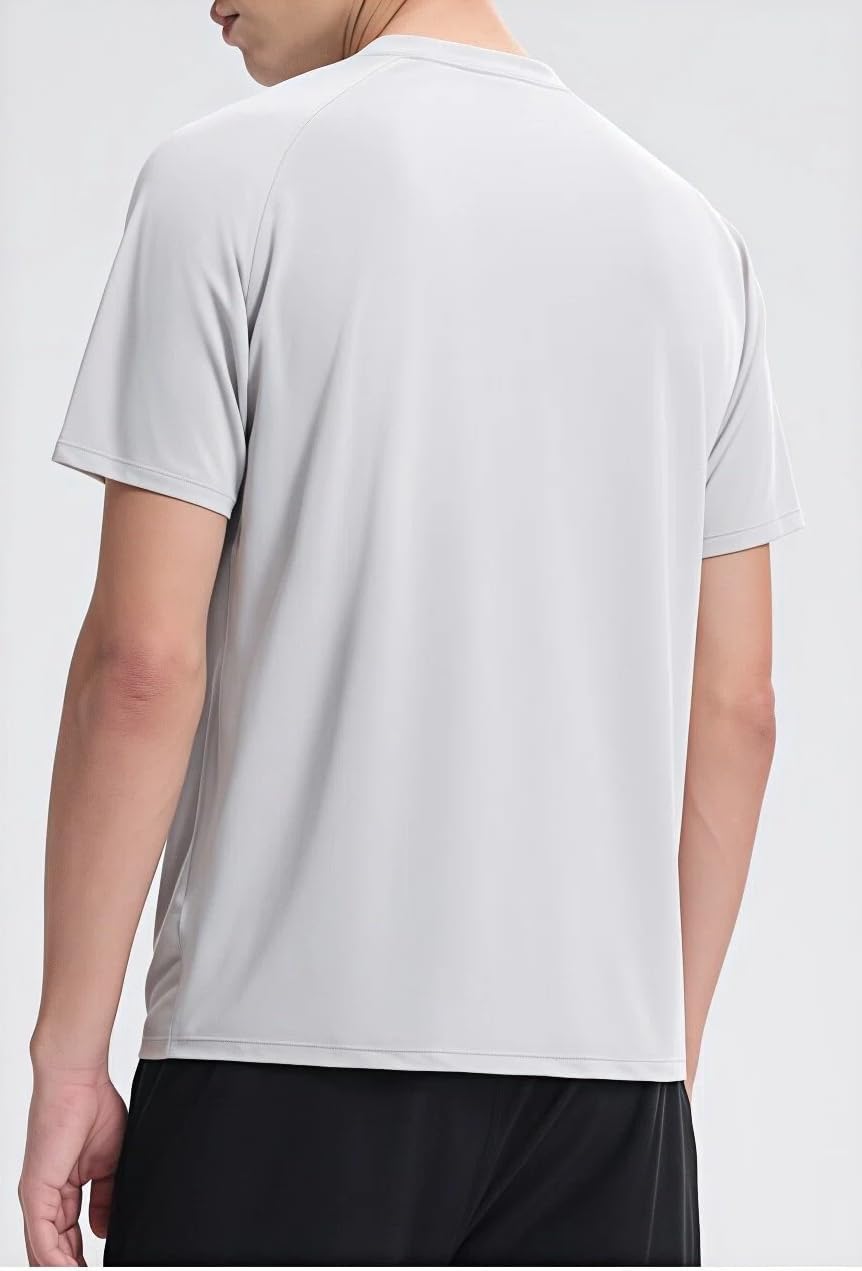 商品图片 10 | B0GRZ43WGR | Workout Shirts for Men, Athletic Shirts for Men Quick-Dry with 3D Digital Print, Summer Hiking Shirt for Outdoor Gym Running