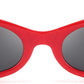 04 Red / 47 Millimeters | B08DFM2D6P | FEISEDY Small Cat Eye Sunglasses Vintage Square Shade Women Eyewear B2291