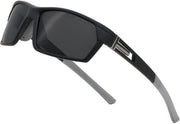Black Frame & Grey Lens / 60 Millimeters | B0CWV23RCP | FEISEDY Polarized Sports Sunglasses for Men Women Youth Baseball Cycling Running Glasses UV400 Protection B0135