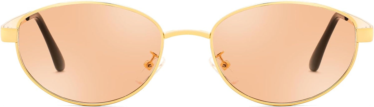 ÉÌƷͼƬ 28 | B0GVDQNHD2 | FEISEDY Oval Metal Sunglasses for Women and Men, Classic UV400 Protection Shades Retro Trendy Driving Fishing Eyewear B0430