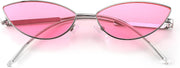 Pink / 58 Millimeters | B07B91YG7Q | FEISEDY Y2K Sunglasses for women Men Fashion Cateye Designer B2298