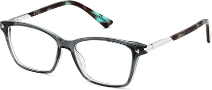 FEISEDY Blue Light Glasses for Women Men TR90 Computer Phone Gaming B0370 | Blue Light Blocking Glasses, Anti Eyestrain and Glare, Soft Comfortable Fit with Spring Hinges | BLUE Series - Transparent Green