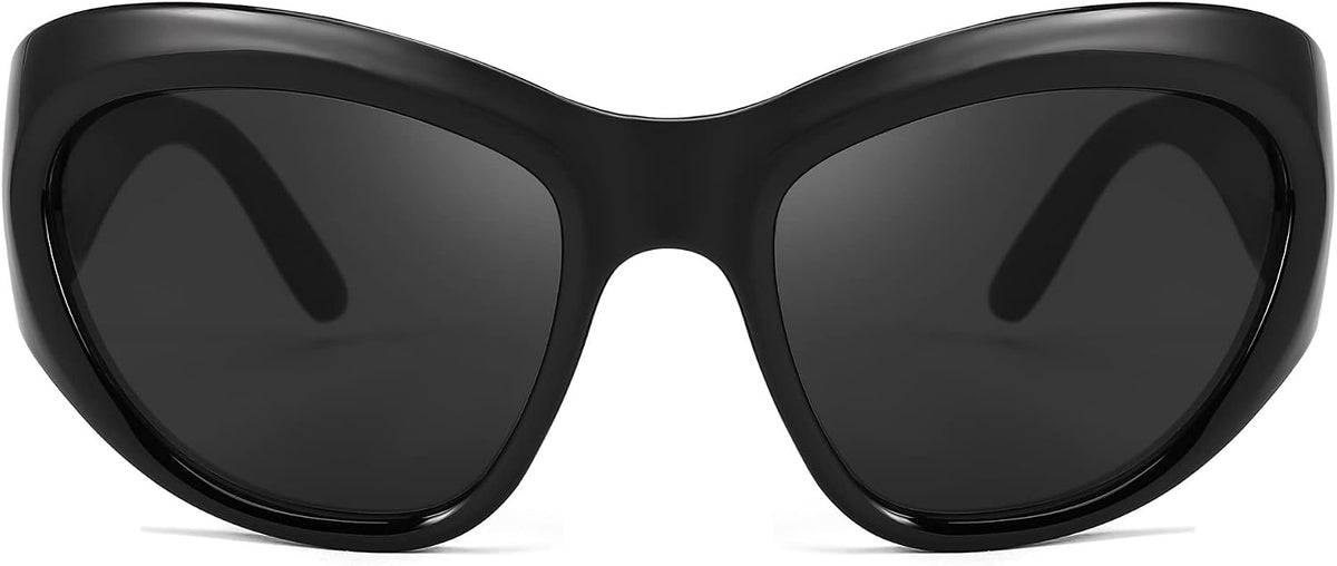 ÉÌƷͼƬ 3 | B0BQBWYZF6 | FEISEDY Trendy Y2k Sunglasses Women Men Oversized Shield Sunglasses Fashion Wrap Around Futuristic Glasses B2359