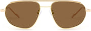 ÉÌƷͼƬ 20 | B09XDVK9DG | FEISEDY Retro Trendy Aviator Sunglasses Women Men 90s Small Vintage Glasses Stylish Gold Metal Oval Sunglasses B2906