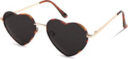 ÉÌƷͼƬ 58 | B0BP6HX1R6 | FEISEDY Polarized Heart Sunglasses Women Men Metal Frame Cute Lovely Glasses UV400 Protection B2375