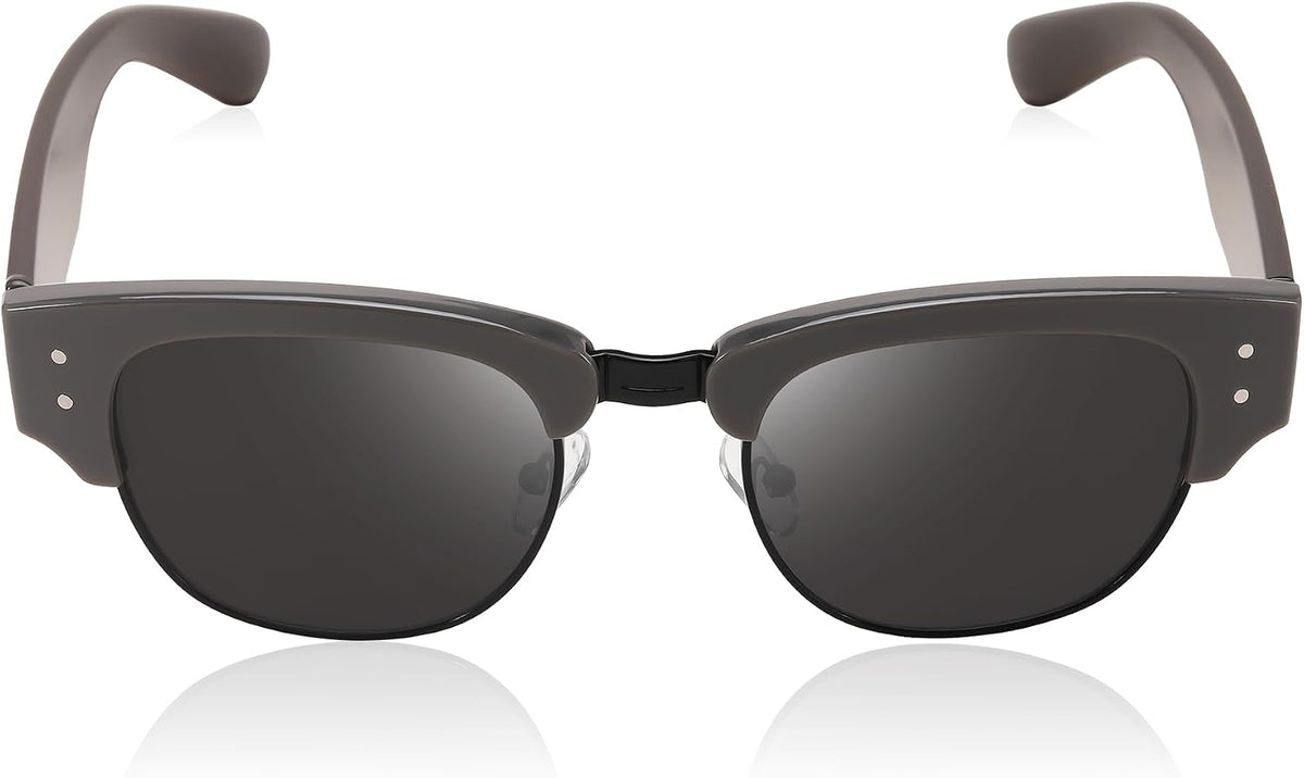 ÉÌƷͼƬ 2 | B0D5HQDPLZ | FEISEDY Semi-Rimless Sunglasses for Men Women Classic Sun Glasses Retro Metal Frame Shades UV400 Protection B0185