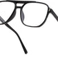 商品图片 9 | B0FWXP3HKW | FEISEDY Fashion Aviator Blue Light Reading Glasses for Woman Men B0318 | Square Pilot Computer Glasses, Anti Eyestrain Glare Readers