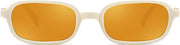 ÉÌƷͼƬ 41 | B0DX1678RX | FEISEDY Retro Rectangular Sunglasses for Women Men 90s Small Vintage Fashion Square Sunnies B0282