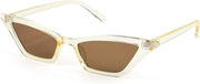 Champagne / Tea Lens / 53 Millimeters | B09GVXDHSN | FEISEDY Small Cat Eye Sunglasses Vintage Square Shade Women Eyewear B2291