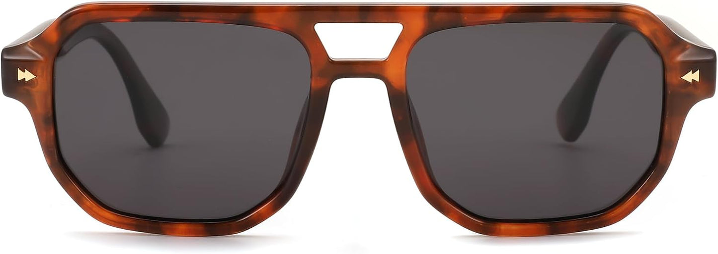 商品图片 32 | B0DSH2BVX5 | FEISEDY Polarized Aviator Sunglasses Men Women, Retro 70s Style Design - UV400 Protection, Driving & Daily Wear B0203