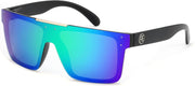Polarized Green Lenses With Black Temples 007 / 72 Millimeters | B0CWL63GD8 | FEISEDY Polarized Sunglasses for Men, Z87 Oversized Square Flat Top B2990