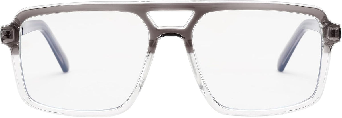 ÉÌƷͼƬ 23 | B0D9NJ18RZ | FEISEDY Retro Aviator Square Blue Light Glasses for Men Women B0209