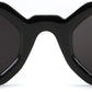 商品图片 18 | B0CSJQ26W8 | FEISEDY Octagon Sunglasses for Women - Thick Frame Fashion Rectangle Sun Glasses - Summer UV400 Protection