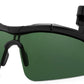 Green / Large | B0H5C3ZS1Y | FEISEDY Polarized Clip On Sunglasses,Clip Cap Sports Sunglasses,UV400 Sunglasses for Mens Womens Fishing Cycling Hiking B0356