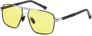 ÉÌƷͼƬ 22 | B0D6RBYFQB | FEISEDY Polarized Aviator Photochromic Sunglasses Men Women for Day and Night Driving Metal Frame B0172