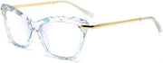 ÉÌƷͼƬ 16 | B07S9JPPPF | FEISEDY Crystal Cat Eye Glasses Frame Blue Light Blocking Computer Eyewear B2500