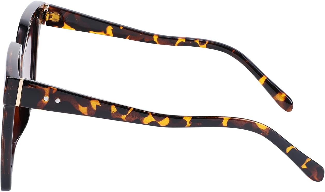 商品图片 5 | B095BFB4R9 | FEISEDY Oversize Square Frame Butterfly Sunglasses Simple Fashion Style Bent Legs Design Eyewear B2762