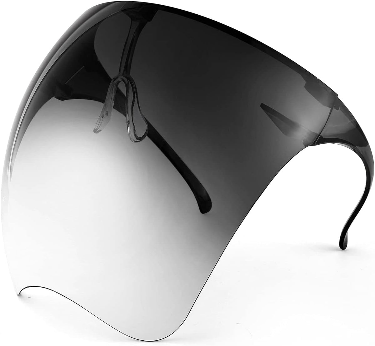 005 Gradient Grey / 160 Millimeters | B097Y4M1YL | FEISEDY Full Face Shield Sunglasses – Anti-Fog UV400 Mirror Visor