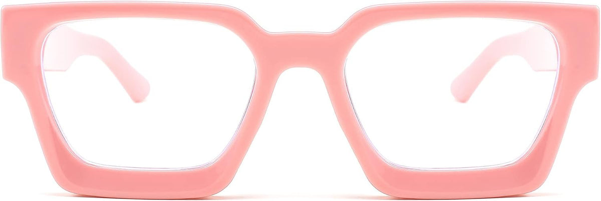 商品图片 9 | B0C1SQ2TX3 | FEISEDY Blue Light Blocking Glasses Thick Computer Eyewear Retro 90s Square Frame B2383