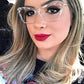商品图片 5 | B07FR6SSY6 | FEISEDY Cat Eye Glasses Frame Clear Lenses Lightweight Eyewear for Women B2440