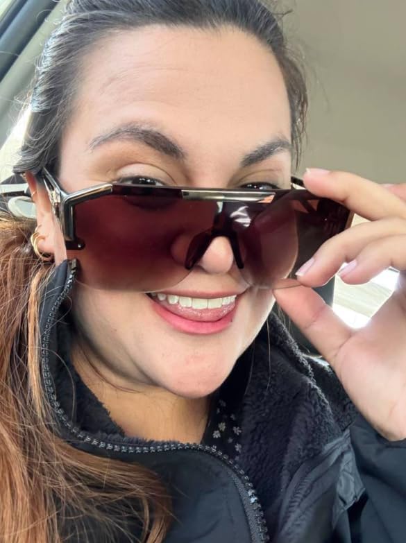 ÉÌƷͼƬ 19 | B09L4V27YS | FEISEDY Square Oversized Sunglasses for Men Women Flat Top B2765