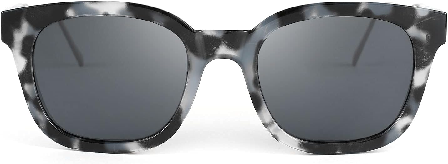 商品图片 3 | B08KXMJ9LV | FEISEDY Square Polarized Sunglasses Women Men Retro Trendy Shades UV400 Lenses B2624