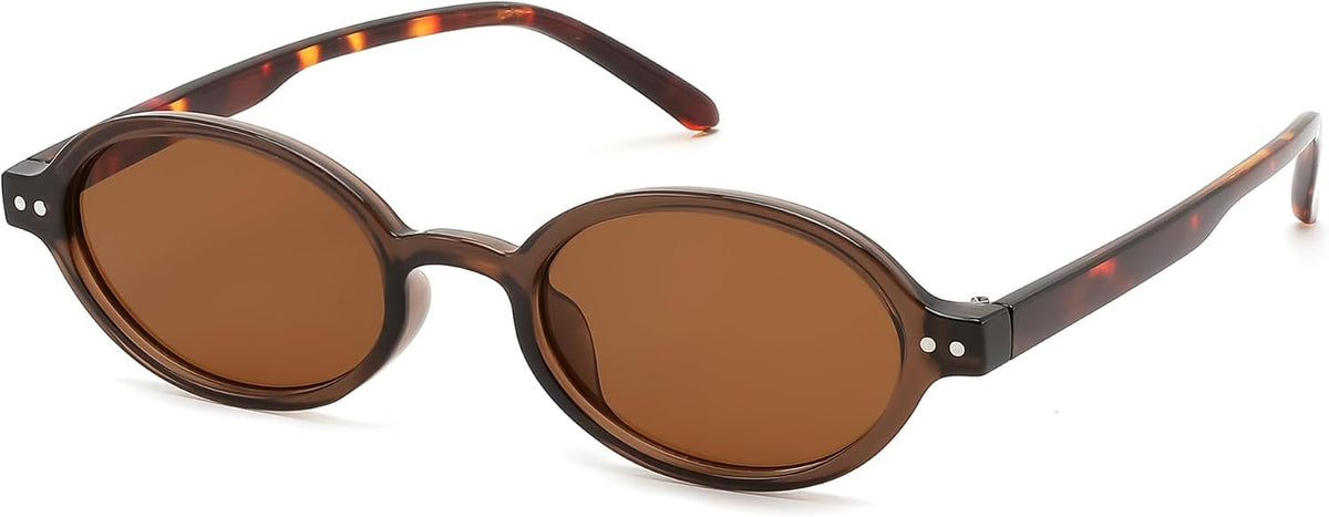 ÉÌƷͼƬ 36 | B0GV61HCD9 | FEISEDY Retro Oval Sunglasses for Women Small 90s Y2K UV Protection B1584