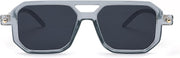 ÉÌƷͼƬ 46 | B09YTJ4FQZ | FEISEDY Vintage Square 70s Flat Aviator Sunglasses Women Men Classic Retro Stylish Frame UV400 Sunglasses B2622