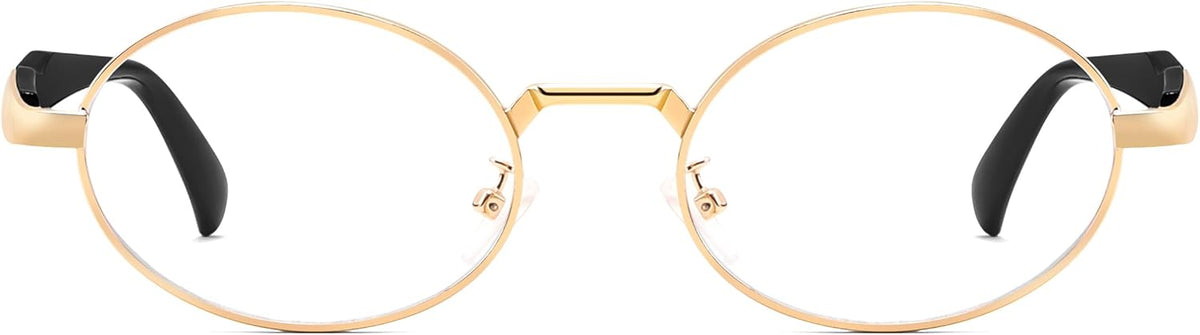 ÉÌƷͼƬ 8 | B0FN7QDKSP | FEISEDY Retro Oval Blue Light Glasses for Women Men, Vintage Trendy Classic Eyeglasses B0325