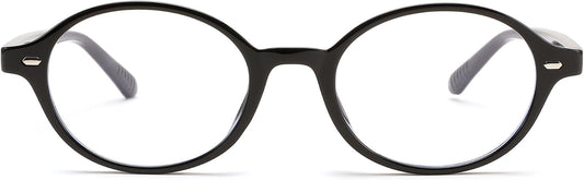 Black / 47 Millimeters | B0DJ4XPT84 | FEISEDY Vintage Oval Blue Light Glasses for Women Men Stylish Lightweight 90s Eyeglasses Fake Nerd Y2k Eyewear Frame B0242
