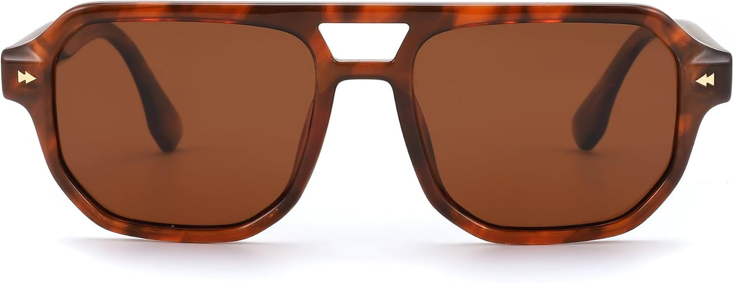 商品图片 47 | B0DSH2BVX5 | FEISEDY Polarized Aviator Sunglasses Men Women, Retro 70s Style Design - UV400 Protection, Driving & Daily Wear B0203